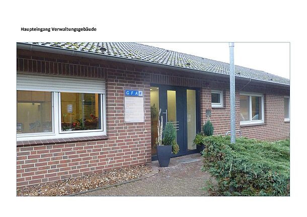 Haupteingang Verwaltung