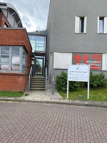 Eingangsbereich Rettungsleitstelle