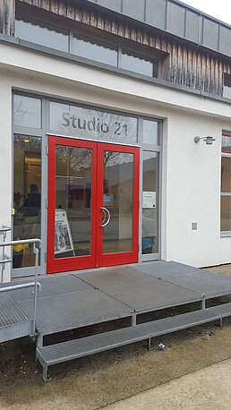 Eingang Studio 21