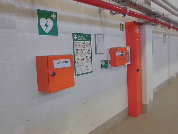 Aufbewahrung im gekennzeichneten Kasten