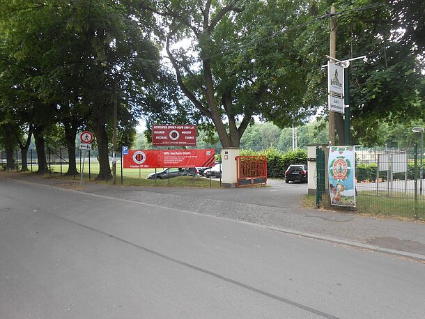Eingang Vereinshaus von Pistorisstraße Eingang Vereinshaus von Pistorisstraße