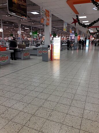 Kassenbereich Erdgeschoss