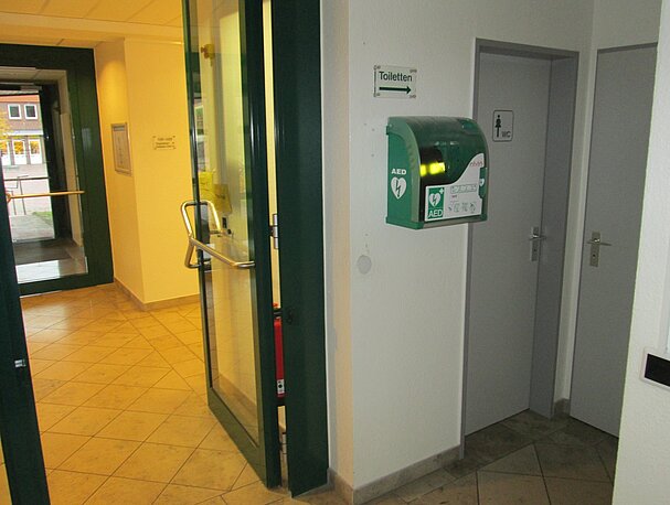 Eingangsbereich neben der Damentoilette