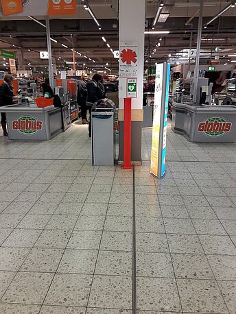 Säule Kasse 6
