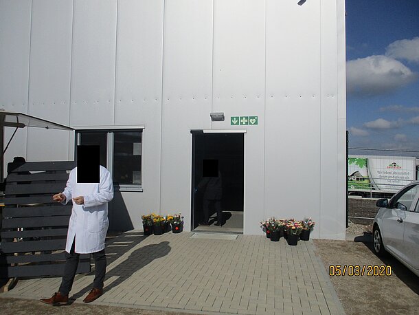 Eingang Fabrikverkauf