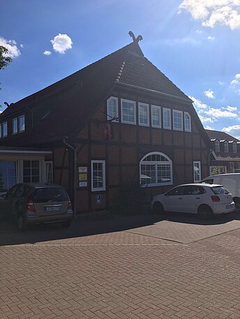 Gebäude der Arztpraxis