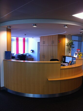 Psychiatrische kLinik Lüneburg Empfangstresen