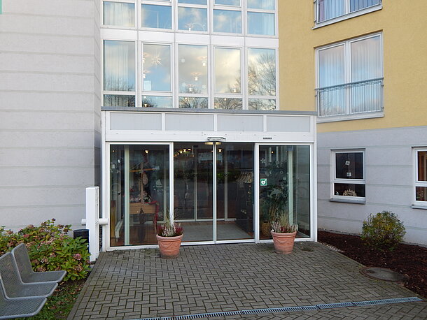 Haupteingang Sozialkonzept Christinenhof