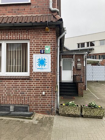 Eingang zum AED bei Aminolabs